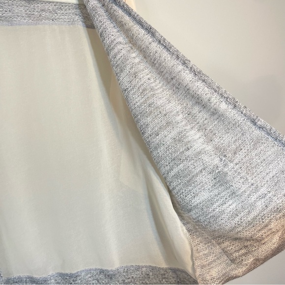 Silence and Noise Sheer Open Front Cardigan 3/4 Sleeve Size Womens Small - Picture 5 of 8